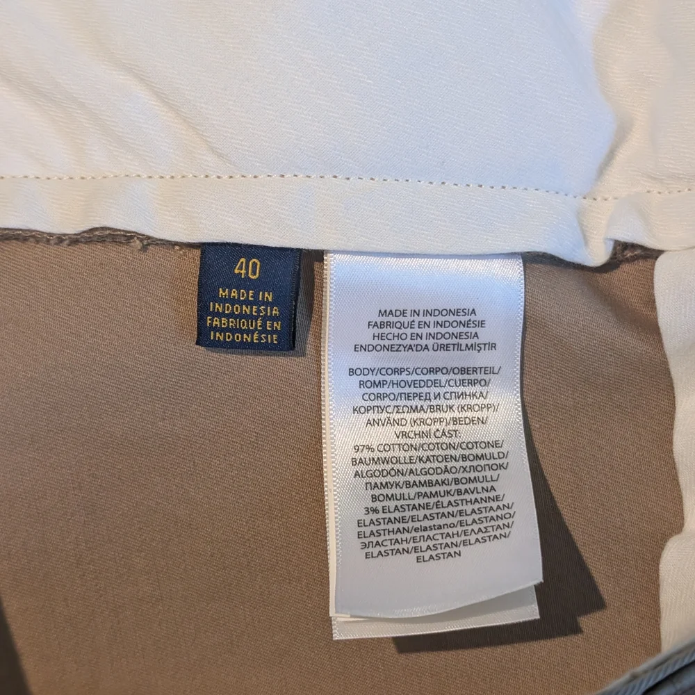 Polo by Ralph Lauren Tan Stretch Classic Fit